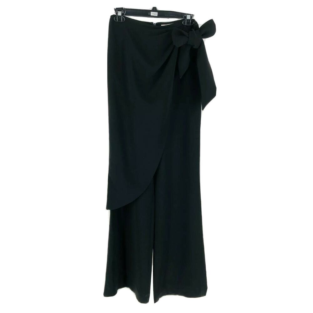 Cinq a Sept Women's Black Casablanca Wide Leg Pants Size 2 Inseam 35" NEW